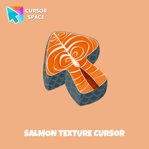 Salmon Texture cursor arrow cursor